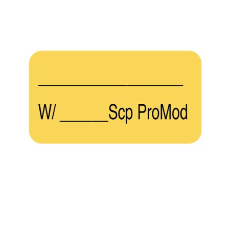 __ W/ __Scp ProMod Label 7/8 X 1-5/8